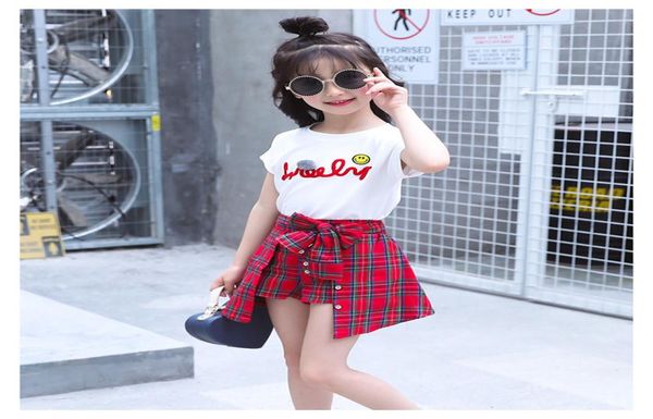 girls summer fashion clothes sets children039s letter print t shirt plaid bow skirt pants 2 pcs suit kids clothing sets3919222, White
girls summer fashion clothes sets children039s letter print t shirt plaid bow skirt pants 2 pcs suit kids clothing sets3919222, White