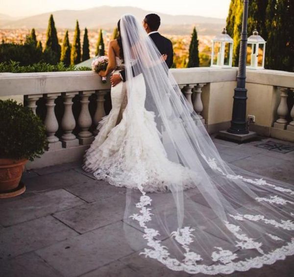 vintage cathedral wedding veils with comb lace appliques white ivory tulle romantic long bridal veil3420681, Black
vintage cathedral wedding veils with comb lace appliques white ivory tulle romantic long bridal veil3420681, Black