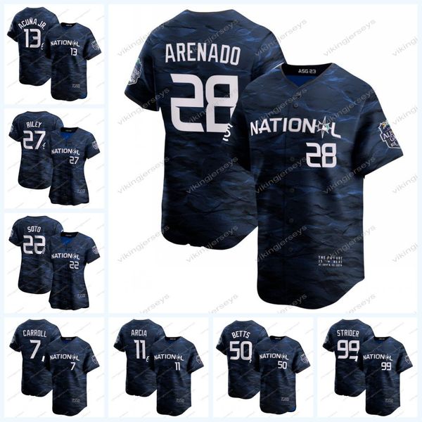 2023 all-star game jersey 11 orlando arcia 3 luis arraez 75 camilo doval 55 bryce elder 8 nick castellanos 23 zac gallen 40 josiah gray 71 j, Blue;black
2023 all-star game jersey 11 orlando arcia 3 luis arraez 75 camilo doval 55 bryce elder 8 nick castellanos 23 zac gallen 40 josiah gray 71 j, Blue;black