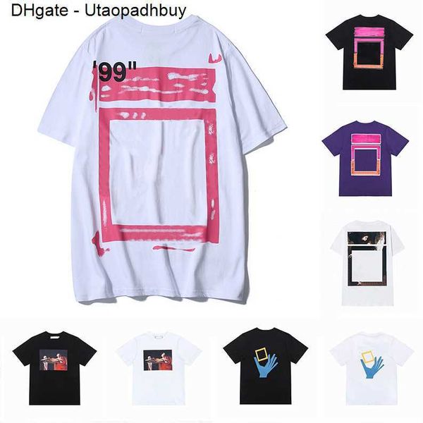 t shirts offs summer mens women designers tshirts loose tees fashion brands man s casual shirt luxurys clothing street clothes tees 2023 w1, White;black
t shirts offs summer mens women designers tshirts loose tees fashion brands man s casual shirt luxurys clothing street clothes tees 2023 w1, White;black