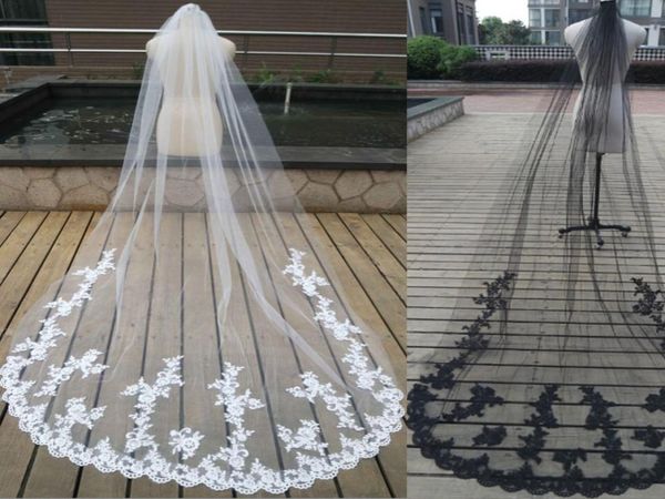 white 1t wedding veil ivory cathedral bridal veils appliques black long wedding party veil with comb2374624
white 1t wedding veil ivory cathedral bridal veils appliques black long wedding party veil with comb2374624