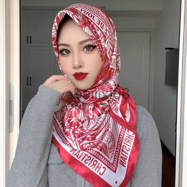 scarves 2023 silk shawl square scarf for women print headband foulard satin hijab hair bands neckerchief female head wraps bandana j230801, Blue;gray
scarves 2023 silk shawl square scarf for women print headband foulard satin hijab hair bands neckerchief female head wraps bandana j230801, Blue;gray