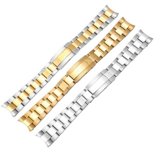 move2020 watchband 20mm watch band strap 316l stainless steel bracelet curved end silver accessories suitable for gmt datejust wat2789338, Black;brown
move2020 watchband 20mm watch band strap 316l stainless steel bracelet curved end silver accessories suitable for gmt datejust wat2789338, Black;brown