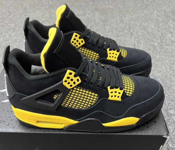 4 thunder men basketball shoes mens womens 4s black/tour yellow outdoor sneakers sports with box dh6927-017 size eur 36-47
4 thunder men basketball shoes mens womens 4s black/tour yellow outdoor sneakers sports with box dh6927-017 size eur 36-47