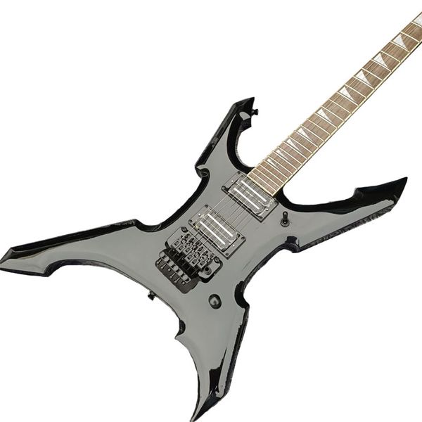 factory customization electric guitar spider shaped black light beautiful timbre
factory customization electric guitar spider shaped black light beautiful timbre