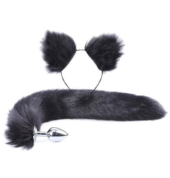 2pcs set fluffy faux fur tail metal butt plug cute cat ears headband for role play party costume prop toys33486168851
2pcs set fluffy faux fur tail metal butt plug cute cat ears headband for role play party costume prop toys33486168851