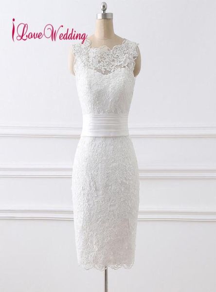 2018 new fashion short wedding dress sleeveless lace applique bridal gown vestido de novia wedding dresses1432170, White
2018 new fashion short wedding dress sleeveless lace applique bridal gown vestido de novia wedding dresses1432170, White