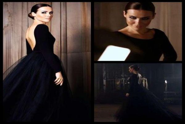 simple black puffy tulle skirt open back elegant long sleeve evening dresses 2020 formal gown new arrival9825101, Black;red
simple black puffy tulle skirt open back elegant long sleeve evening dresses 2020 formal gown new arrival9825101, Black;red