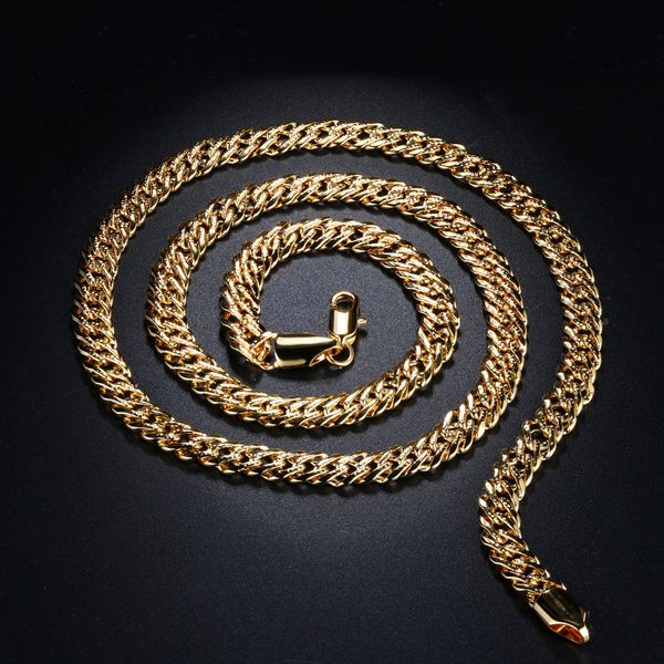 hip hop men's cuban necklace hipster men's vacuum plated 18k gold large gold chain, Silver
hip hop men's cuban necklace hipster men's vacuum plated 18k gold large gold chain, Silver