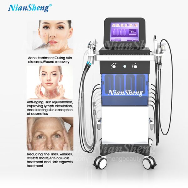 new skin care micro oxygen 10 in 1 hydra facial beauty machine, Black;white
new skin care micro oxygen 10 in 1 hydra facial beauty machine, Black;white