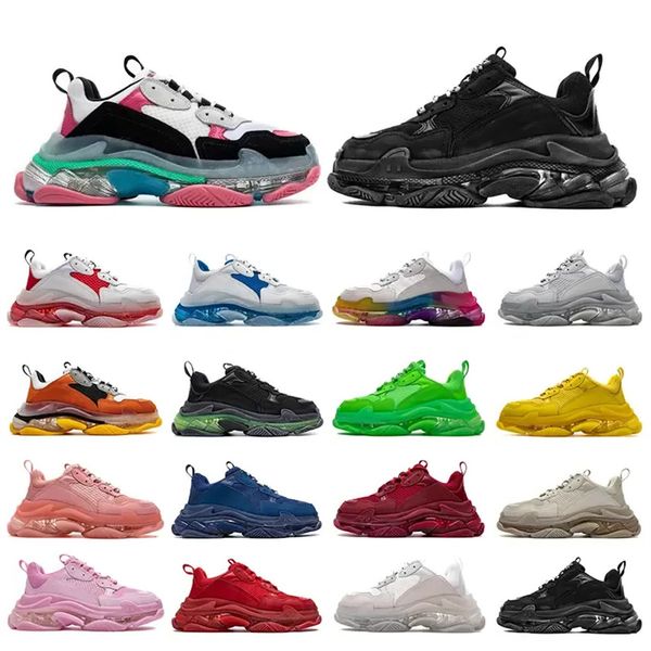 men women designer casual shoes luxury platform sneakers clear sole running shoes triples grey red black white royal green fashion brand wal
men women designer casual shoes luxury platform sneakers clear sole running shoes triples grey red black white royal green fashion brand wal