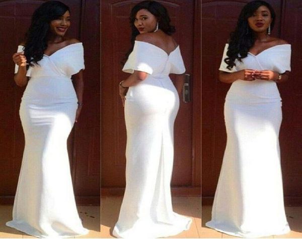 stylish white bridesmaid dresses long mermaid off shoulder vneck wedding guest dress floor length satin party gowns1357984, White;pink
stylish white bridesmaid dresses long mermaid off shoulder vneck wedding guest dress floor length satin party gowns1357984, White;pink