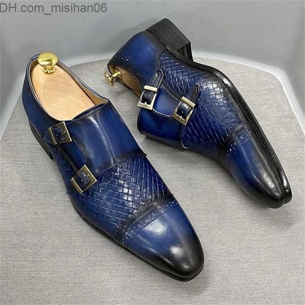 dress shoes dress shoes luxury classic mens wedding black blue real cow leather monk buckle strap pointed toe oxford loafer for men z230705
dress shoes dress shoes luxury classic mens wedding black blue real cow leather monk buckle strap pointed toe oxford loafer for men z230705