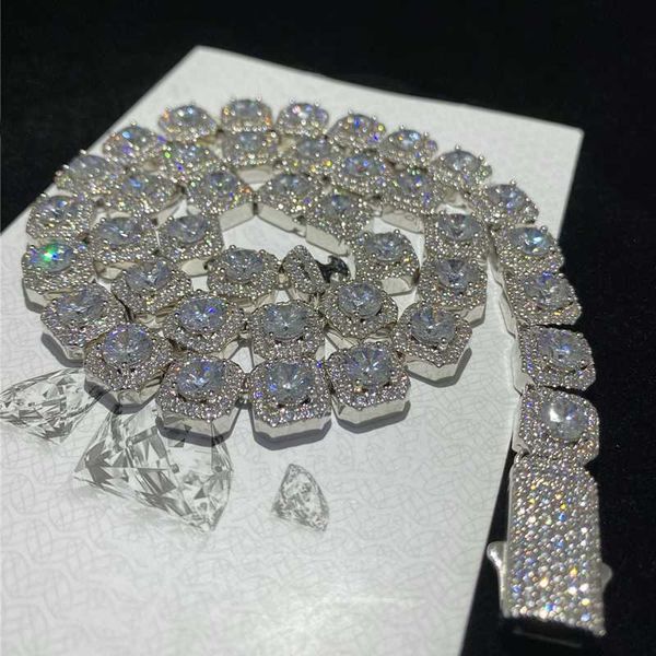factory moissanite 11mm square micro cluster tennis chain necklace 925 silver men's moissanite tennis chain
factory moissanite 11mm square micro cluster tennis chain necklace 925 silver men's moissanite tennis chain