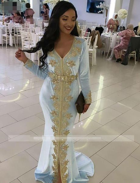 light blue muslim long sleeves evening dresses deep v neck mermaid front slit crystal lace dubai prom gown vestidos formales robe de soiree, White;black
light blue muslim long sleeves evening dresses deep v neck mermaid front slit crystal lace dubai prom gown vestidos formales robe de soiree, White;black