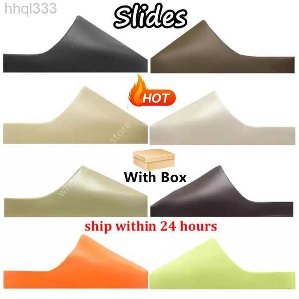 box with designer slides slippers sandals sneakers shoes flat men women sports trainers, Black;grey 
box with designer slides slippers sandals sneakers shoes flat men women sports trainers, Black;grey