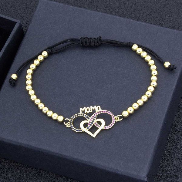 pendant handmade bead bracelet heart shape adjustable mama bracelets high copper cubic jewelry gift for women mom r230703, Silver
pendant handmade bead bracelet heart shape adjustable mama bracelets high copper cubic jewelry gift for women mom r230703, Silver