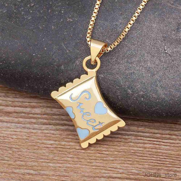pendant trendy brass sweet candy pendant for women girls charms chain necklace cubic gold wedding jewelry r230829, Silver
pendant trendy brass sweet candy pendant for women girls charms chain necklace cubic gold wedding jewelry r230829, Silver