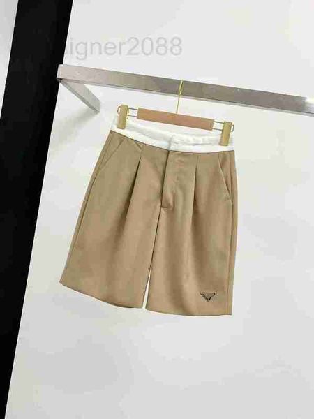 women's shorts designer temperament fashion letter printing five point suit pants with pleats high waist flesh covering slimming casual, White;black
women's shorts designer temperament fashion letter printing five point suit pants with pleats high waist flesh covering slimming casual, White;black