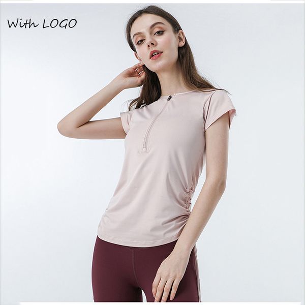 yoga outfits al logo spring and summer new sports women tight quick dry yoga wear short sleeve sports fitness running t-shirt, White;red
yoga outfits al logo spring and summer new sports women tight quick dry yoga wear short sleeve sports fitness running t-shirt, White;red