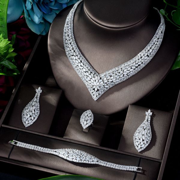 earrings necklace hibride luxury aaa cz african jewelry set for women wedding zircon crystal cz indian african bridal jewelry set bijoux n-1, Silver
earrings necklace hibride luxury aaa cz african jewelry set for women wedding zircon crystal cz indian african bridal jewelry set bijoux n-1, Silver