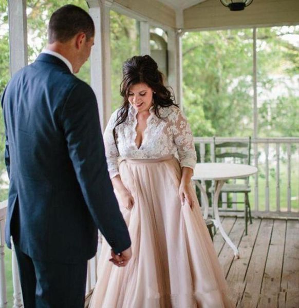 nude ivory deep vneck wedding dresses plus size illusion long sleeve empire waist beach wedding dress country bridal gowns custom6459853, White
nude ivory deep vneck wedding dresses plus size illusion long sleeve empire waist beach wedding dress country bridal gowns custom6459853, White