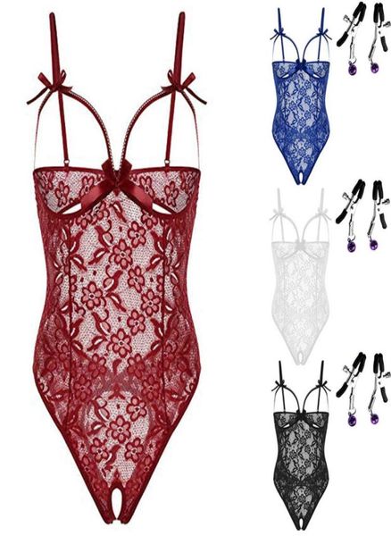 women lingerie lace leotard bodysuit open nipples latex body suit halter hollow out crotchless catsuit with bell milk clip8847961, Red;black
women lingerie lace leotard bodysuit open nipples latex body suit halter hollow out crotchless catsuit with bell milk clip8847961, Red;black