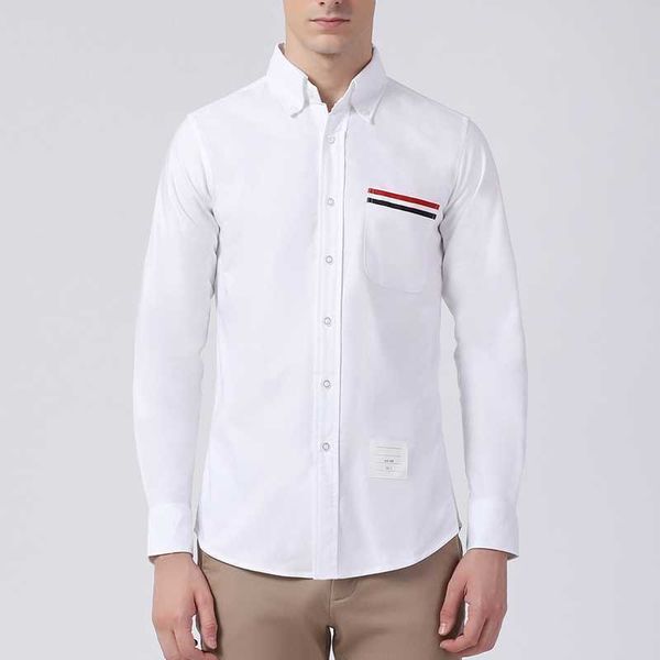 2023 tb thom fashion brand shirts men long sleeve casual shirt spring autumn oxford whale embroidery white men's clothing, White;black
2023 tb thom fashion brand shirts men long sleeve casual shirt spring autumn oxford whale embroidery white men's clothing, White;black