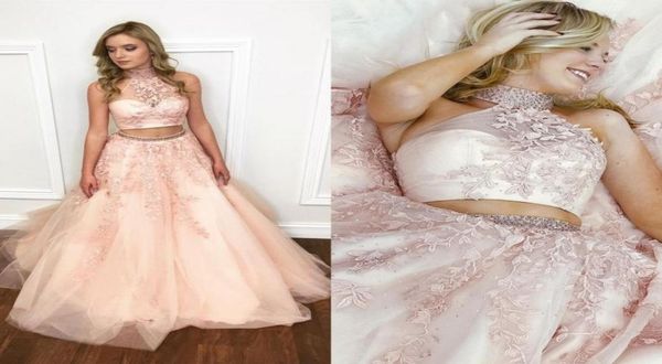 blush pink two piece prom dresses high neck appliques lace beaded tulle ball gown prom dresses sweet 16 dresses8138773, Black
blush pink two piece prom dresses high neck appliques lace beaded tulle ball gown prom dresses sweet 16 dresses8138773, Black