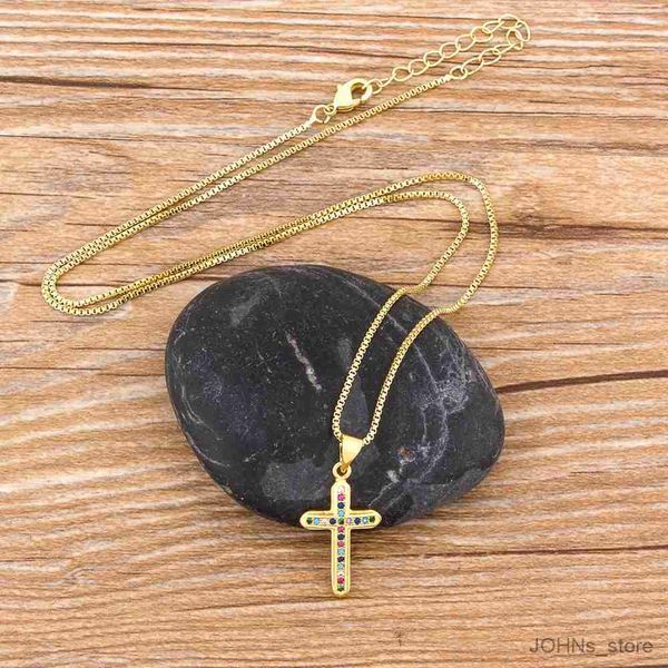 pendant new design cute female crystal necklace classic cross pendant necklace colorful choker necklace gift for women r230703, Silver
pendant new design cute female crystal necklace classic cross pendant necklace colorful choker necklace gift for women r230703, Silver