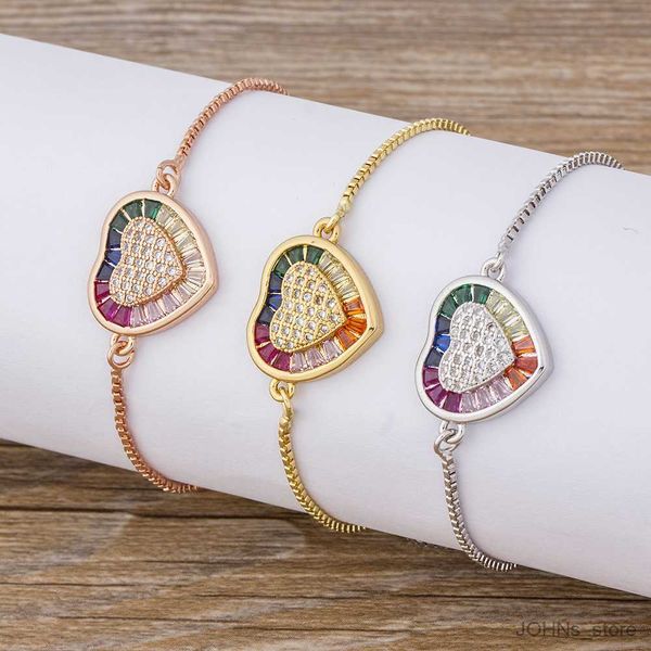 pendant romantic heart shape bracelet copper adjustable chain bracelets for women girls wedding birthday jewelry gift r230703, Silver
pendant romantic heart shape bracelet copper adjustable chain bracelets for women girls wedding birthday jewelry gift r230703, Silver