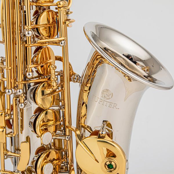 jas-1100 alto eb tune saxophone nickel plated silver body gold key instrument with case mouthpiece
jas-1100 alto eb tune saxophone nickel plated silver body gold key instrument with case mouthpiece