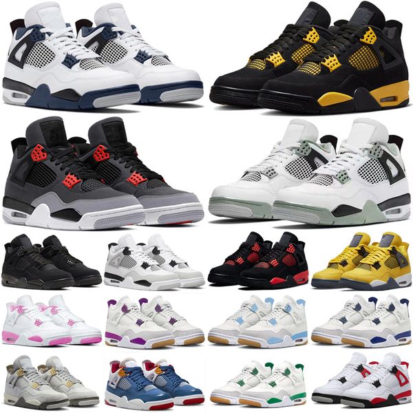 4 basketball shoes men 4s black cat bred unc university blue cactus white grey women pure royalty sport sneakers eur 36-47
4 basketball shoes men 4s black cat bred unc university blue cactus white grey women pure royalty sport sneakers eur 36-47