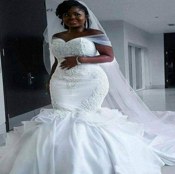 appliques bridal gown off shoulder wedding dress plus size wedding dresses satin mermaid floor length bridal gown7732959, White
appliques bridal gown off shoulder wedding dress plus size wedding dresses satin mermaid floor length bridal gown7732959, White