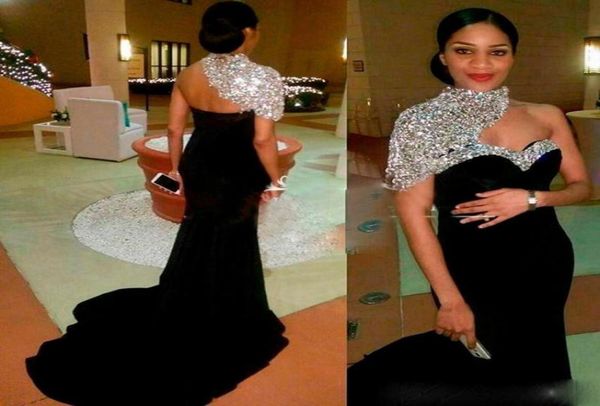 bling elegant black long mermaid evening dresses high neck crystal beaded short sleeves women party gowns crystal beaded formal pr6329631, Black;red
bling elegant black long mermaid evening dresses high neck crystal beaded short sleeves women party gowns crystal beaded formal pr6329631, Black;red