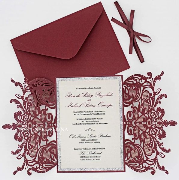 burgundy lace wedding invitation inner sheet with silver glitter bottom and ribbon envelope2462665, Black
burgundy lace wedding invitation inner sheet with silver glitter bottom and ribbon envelope2462665, Black