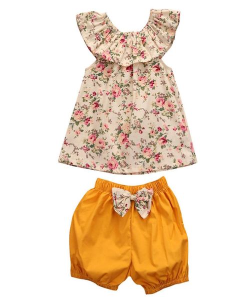 summer baby girl clothes flower outfit horts 2piece set bowknot outfits kid casual clothes girls lovely boutique costume clo8280670, White
summer baby girl clothes flower outfit horts 2piece set bowknot outfits kid casual clothes girls lovely boutique costume clo8280670, White