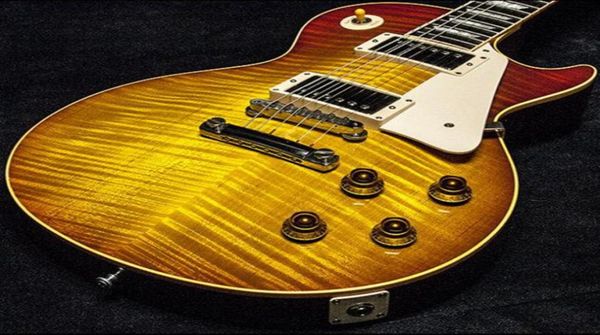 59 reissue green tobacco sunburst garymoore electric guitar tiger flame maple cream pickguard cream body binding9764608
59 reissue green tobacco sunburst garymoore electric guitar tiger flame maple cream pickguard cream body binding9764608