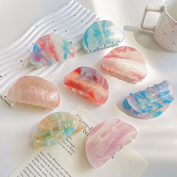 semicircle shark hair clip for women acetate hair claw for girls popular hair catches personality elegance hair accessoires, Golden;silver
semicircle shark hair clip for women acetate hair claw for girls popular hair catches personality elegance hair accessoires, Golden;silver