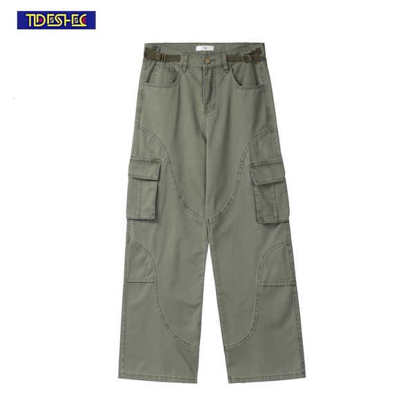men s pants men fashion trousers sweatpants multi pocket cargo casual designer wide leg special sewing streetwear 230701, Black
men s pants men fashion trousers sweatpants multi pocket cargo casual designer wide leg special sewing streetwear 230701, Black