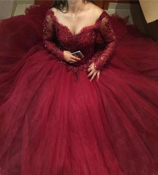 2022 burgundy ball gown quinceanera dresses off shoulder long sleeves lace appliques beaded 16 puffy tulle plus size prom eve6032814, Blue;red
2022 burgundy ball gown quinceanera dresses off shoulder long sleeves lace appliques beaded 16 puffy tulle plus size prom eve6032814, Blue;red