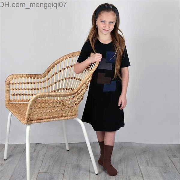 girl's dresses girls dress summer short sleeve and long sleeve kids clothes girl dresses children clothing black denim patch dress roun, Red;yellow
girl's dresses girls dress summer short sleeve and long sleeve kids clothes girl dresses children clothing black denim patch dress roun, Red;yellow