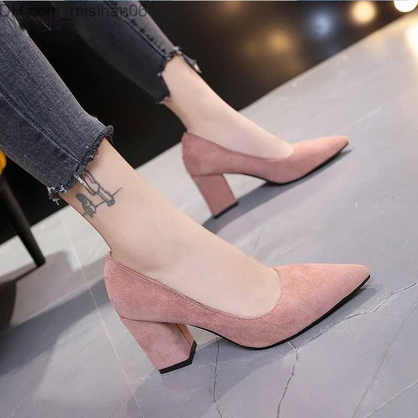 dress shoes dress shoes women pumps flock sweet thick high heels female office pointed toe dress work pump cute shoes ladies footwear 230316, Black
dress shoes dress shoes women pumps flock sweet thick high heels female office pointed toe dress work pump cute shoes ladies footwear 230316, Black