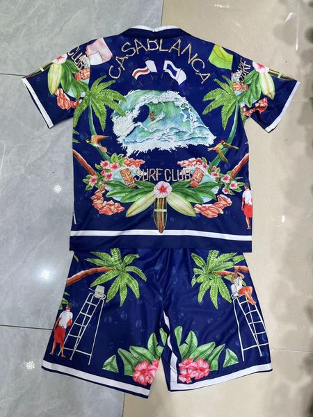 men's shorts casablanca shirts shorts suit summer loose casual breathable quick drying shirt men women hawaii short pants 230701, White;black
men's shorts casablanca shirts shorts suit summer loose casual breathable quick drying shirt men women hawaii short pants 230701, White;black