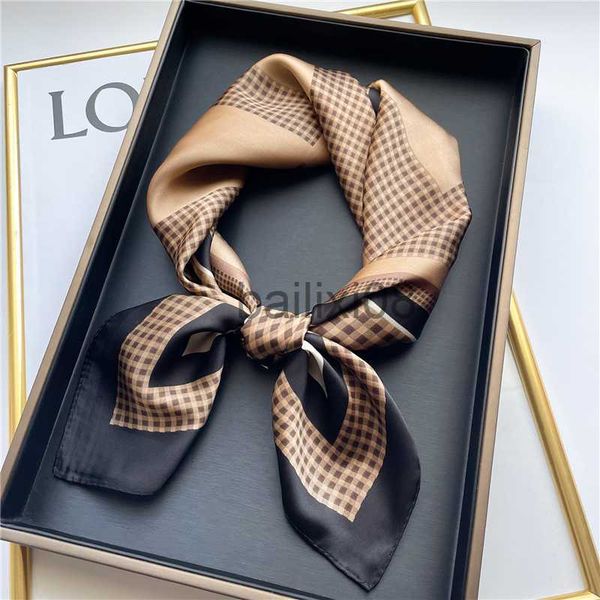 scarves plaid silk square scarf women satin shawl wrap hijab female hair band wrist luxury headkerchief 70*70cm echarpe 2022 bandana j230703, Blue;gray
scarves plaid silk square scarf women satin shawl wrap hijab female hair band wrist luxury headkerchief 70*70cm echarpe 2022 bandana j230703, Blue;gray