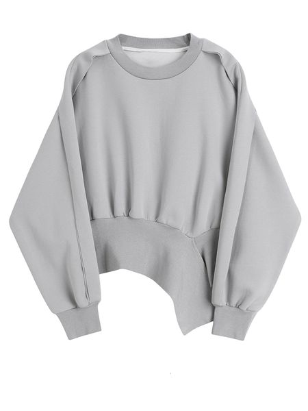 men s hoodies sweatshirts loose fit gray irregular pleated sweatshirt round neck long sleeve women big size fashion spring autumn 2023 m833, Black
men s hoodies sweatshirts loose fit gray irregular pleated sweatshirt round neck long sleeve women big size fashion spring autumn 2023 m833, Black