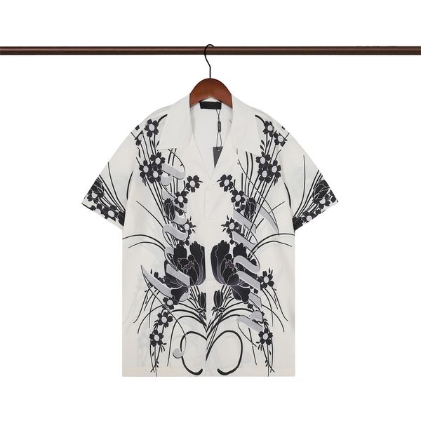 men's designer shirt summer short sleeve casual button up shirt printed bowling shirt beach style breathable t-shirt clothing #622, White;black
men's designer shirt summer short sleeve casual button up shirt printed bowling shirt beach style breathable t-shirt clothing #622, White;black