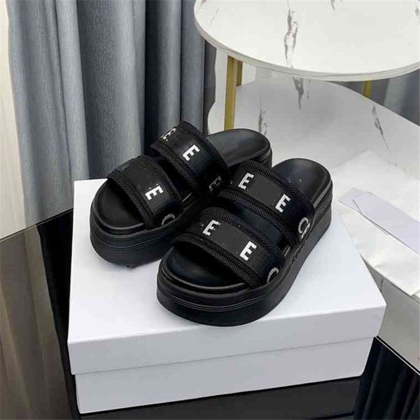 fashion slippers 2023 celinity luxury design summer men's and women's flats thick soled leather rubber lettering logo casual carto, Black
fashion slippers 2023 celinity luxury design summer men's and women's flats thick soled leather rubber lettering logo casual carto, Black