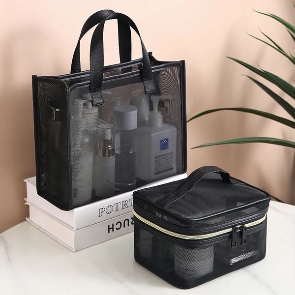 fashionable nylon women's cosmetics set black portable travel makeup
fashionable nylon women's cosmetics set black portable travel makeup