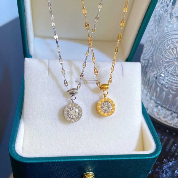 pendant 2023 diamond rome pendant necklace for women female fashion stainless steel necklace eve gift jewelry r230703, Silver
pendant 2023 diamond rome pendant necklace for women female fashion stainless steel necklace eve gift jewelry r230703, Silver